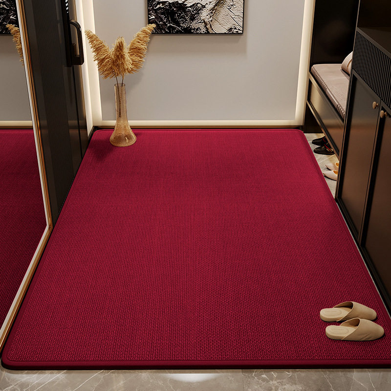 入户门地垫红色进门地毯家用门口防滑脚垫耐脏门垫玄关垫子,居家布艺,入户地垫,淘宝优惠券,粉丝福利购,淘宝优惠卷