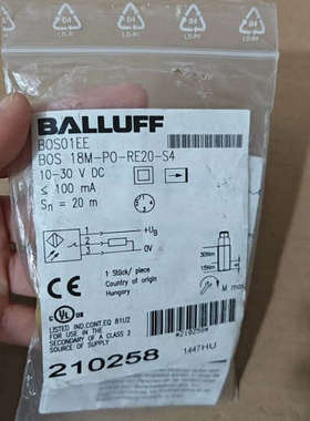 BALLUFFBALLUFF巴鲁夫BOS01EE光电开关议价