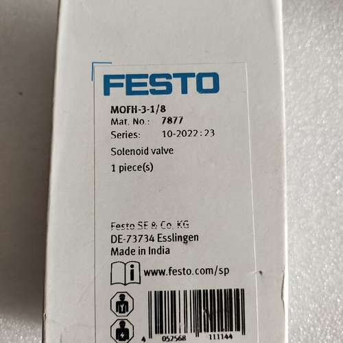 费斯托  电磁阀  FESTO MOFH-3-18  78议价