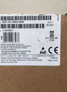 CPU处理器 6ES7 212-1BB23-0XB8议价