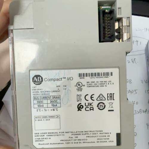 (议价）AB罗克韦尔1769-OF4CI模块，Compact IO