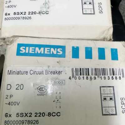 (议价）款 微型断路器 5SX2220-8CC 2P D2