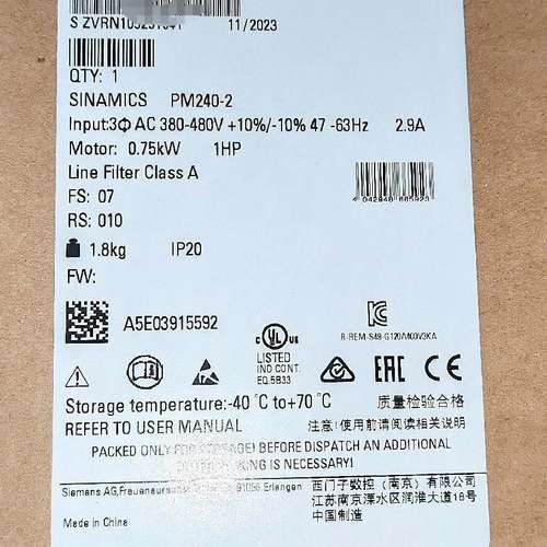 6SL3210-1PE12-3AL16SL32101PE1议价