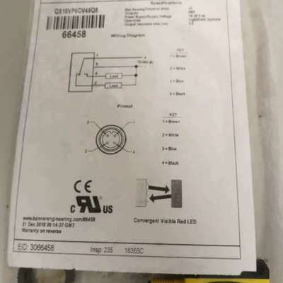 QS18VP6CV45Q8班纳BANNER传感器，制造，议价