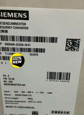 6SE6440-2UD35-5FA15FB1MM议价