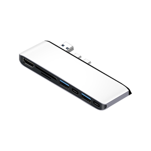 Snowkids微软全新Surface Laptop第7版拓展坞USB3.0/USB4.0带SD/TF卡口Laptop7/6/5/4/3/2/1 GO专用扩展坞