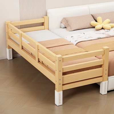 床边加宽拼接床加宽拼接神器大人可睡婴儿小床实木儿童床定制高度