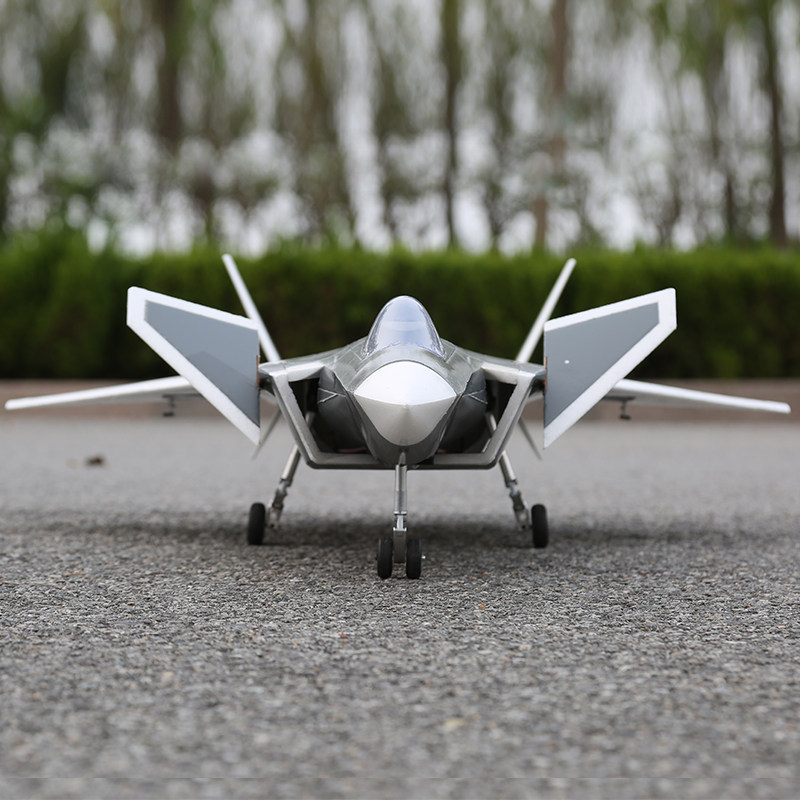 宇飞歼20航模 j20遥控飞机 70mm涵道像真战斗机 电动喷气式固定翼