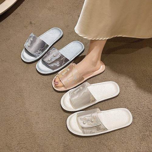 新款中国风凉拖鞋女夏季休闲风居家软底拖鞋可外穿防滑平底凉拖鞋