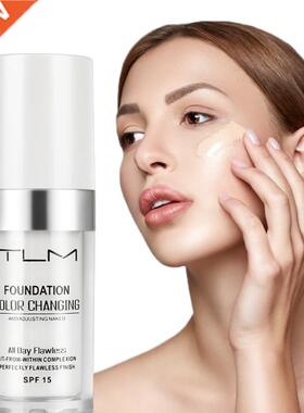 Tlm Color Changing Foundation Makeup Cosmetic Moisturizing