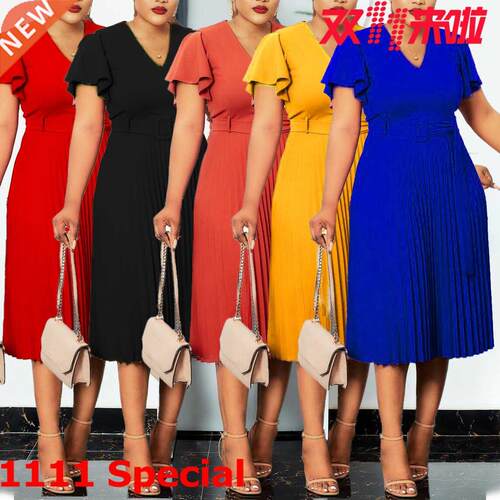 2021 Summer High Waist African Plus Size Ladies Dress非洲裙