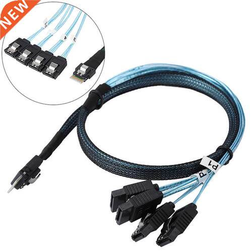 XT XINTE MINI SAS 8P SFF 8654 to 4 X SATA Server Data Tran