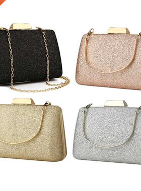 Elegant Crossbody Boho Bags For Women Evenng Slver Champag