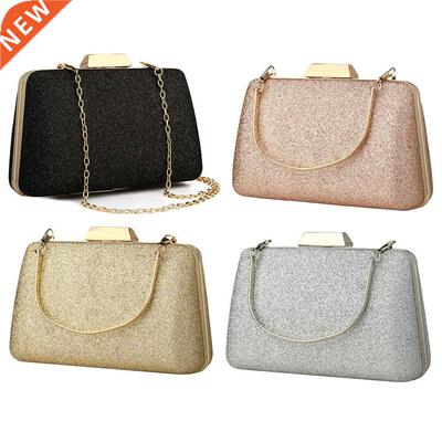 Elegant Crossbody Boho Bags For Women Evenng Slver Champag