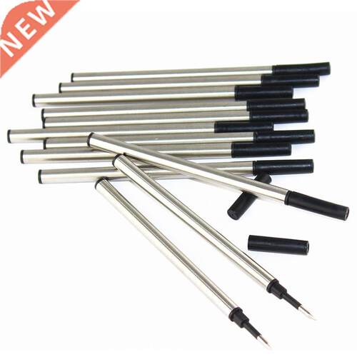 High quality 10 pcs black Refill Medium Nib Rollerball pen