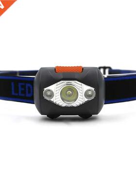 300LM 4 Modes Headlamp Torch Mini LED Headlight AAA for Hous