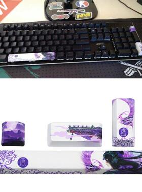4Pcs 6.25U Five Sides 4 keys Dye-subbed Keycap ESC Space Bar