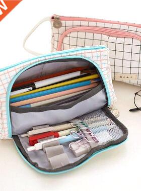 1pc Stationary Pen Storage Bag Pen Pencil Bag Multi Layer