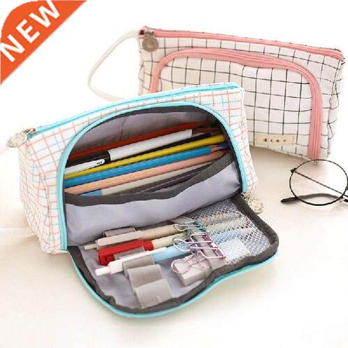 1pc Stationary Pen Storage Bag Pen Pencil Bag Multi Layer