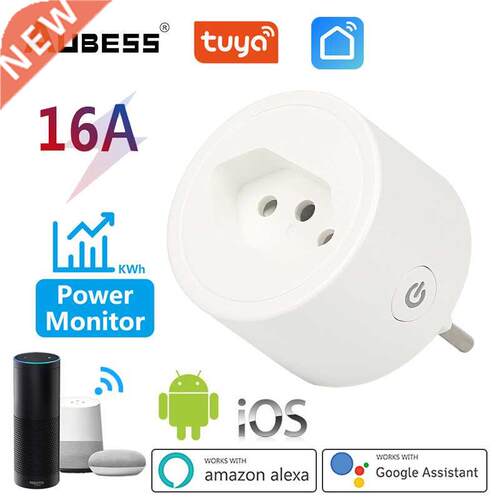 BR Wifi Smart Plug Socket 16A Outlet Monitor Timing
