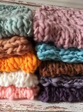 50*50cm Handcraft Acrylic Fiber Blanket Basket uffer Fil