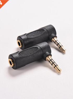 90 Degree 1/8'' Audio Jack Female to Male Adapter Right Ang