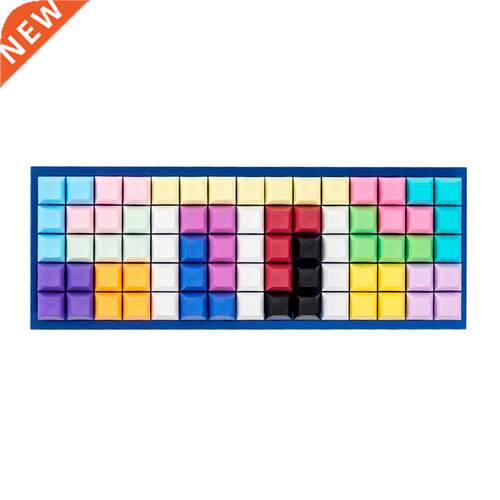 PBT Blank 1U Keys DSA Keycaps Mixded Color Cherry MX Custom