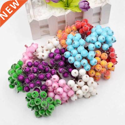 40heads Artificial Fruit Glass Berries Stamen Cheap Fake Flo
