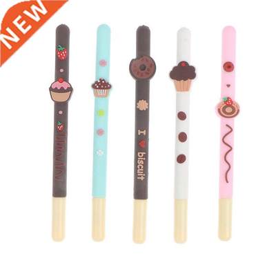 1 Pcs Stationery Cute Biscuit Gel Pen School Office Kawaii S