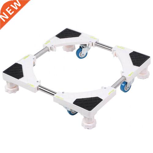 4 Feet with 4 niversal Wheels Washing Machine Base Stand Hol