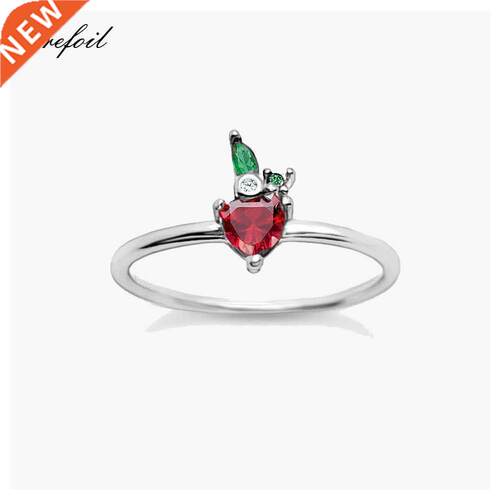 Ring Strawberry 925 Sterling Silver Brand New Fine Woman Jew