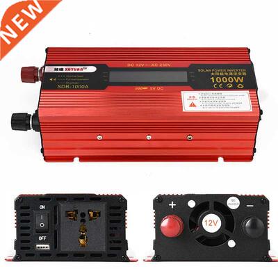 1000W Car Inverter Modified Sine Wave DC 12V/24V to AC 110V/