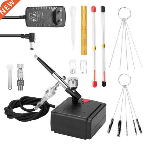Professional Airbrush Set Dual-Action Airbrush Compressor 0.