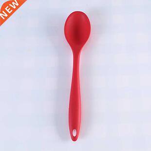 Home Use Silicone Large Long Handle Spoon High Grade Mixing