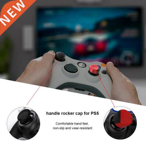 6pcs Controller Thumb Stick Grip Set Accessory Thumb Grips f