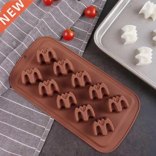 1pc Silicone Mold Kitchen Baking Accessories Halloween Bat