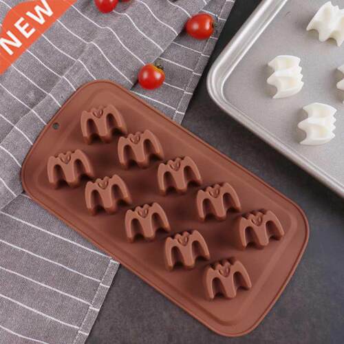 1pc Silicone Mold Kitchen Baking Accessories Halloween Bat