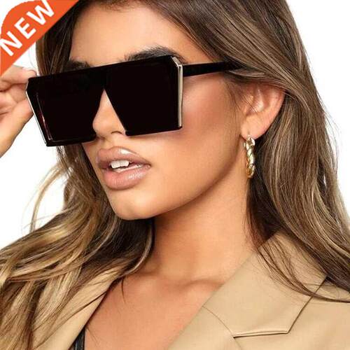 Fashion Square Sunglasses Women Luxury Brand Big Black Sun G