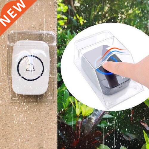 Transparent Waterproof Cover for Wireless Doorbell Home