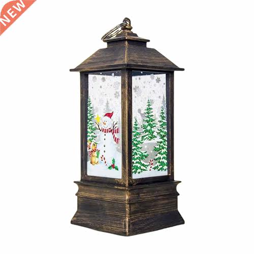Cute Christmas Santa Claus Snowman Elk Light Ornaments