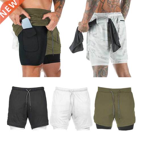 Men's Active Running Shorts Exercise Workout Short
