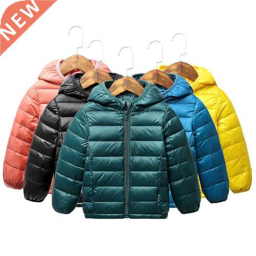 Children Winter Jacket Ultra Light Down Baby Girls Jackets K