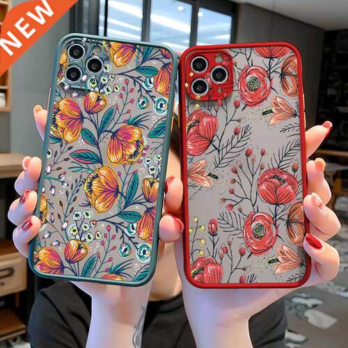 Flower Bud Phone Case for iphone 11 12 1 Pro Max for iphone