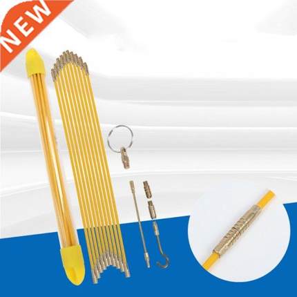 10Pcs/Set Fiberglass Cable Pu Puller Running Cable Wire Ki