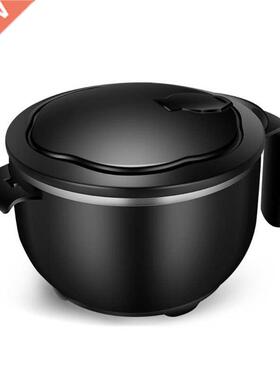 ound Instant Noodle Bowl with Lid and Handles Stainless Ste