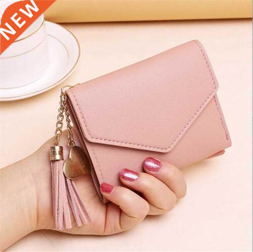 Mini Tassel Wallet Women Fashion Purse Female Short Mini Wal