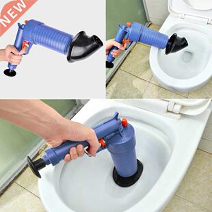 Bathroom Drain Cleaner Toilet Dredge Plug Air Pump Blocked R