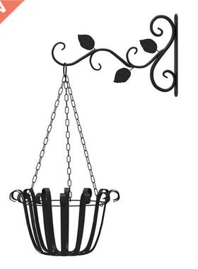 Balcony Flower Pot Metal Hanger Hook Wrought Iron Flower