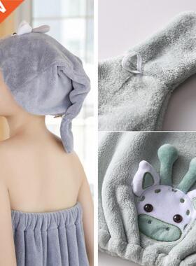 Dry Hair Cap Women	s Absorbent Quick-drying Towel To
