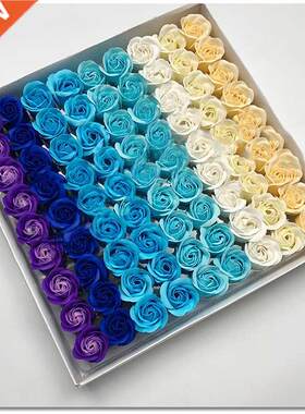 4x3.5cm Soap flower 3 layer roses floral oday hand ath nic